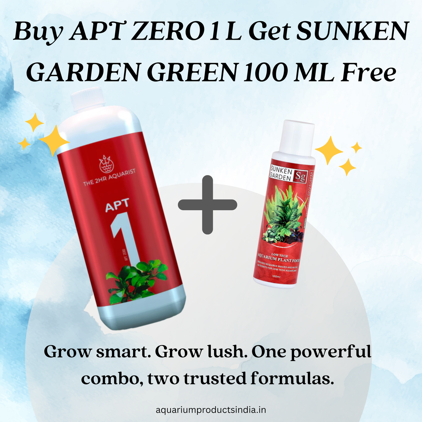 APT ZERO 1L + Free Sunken Garden Green 100ml