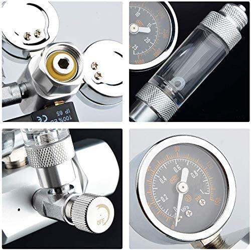 MUFAN CO2 REGULATOR WITHSOLENOID VALVE & DUAL GAUGE