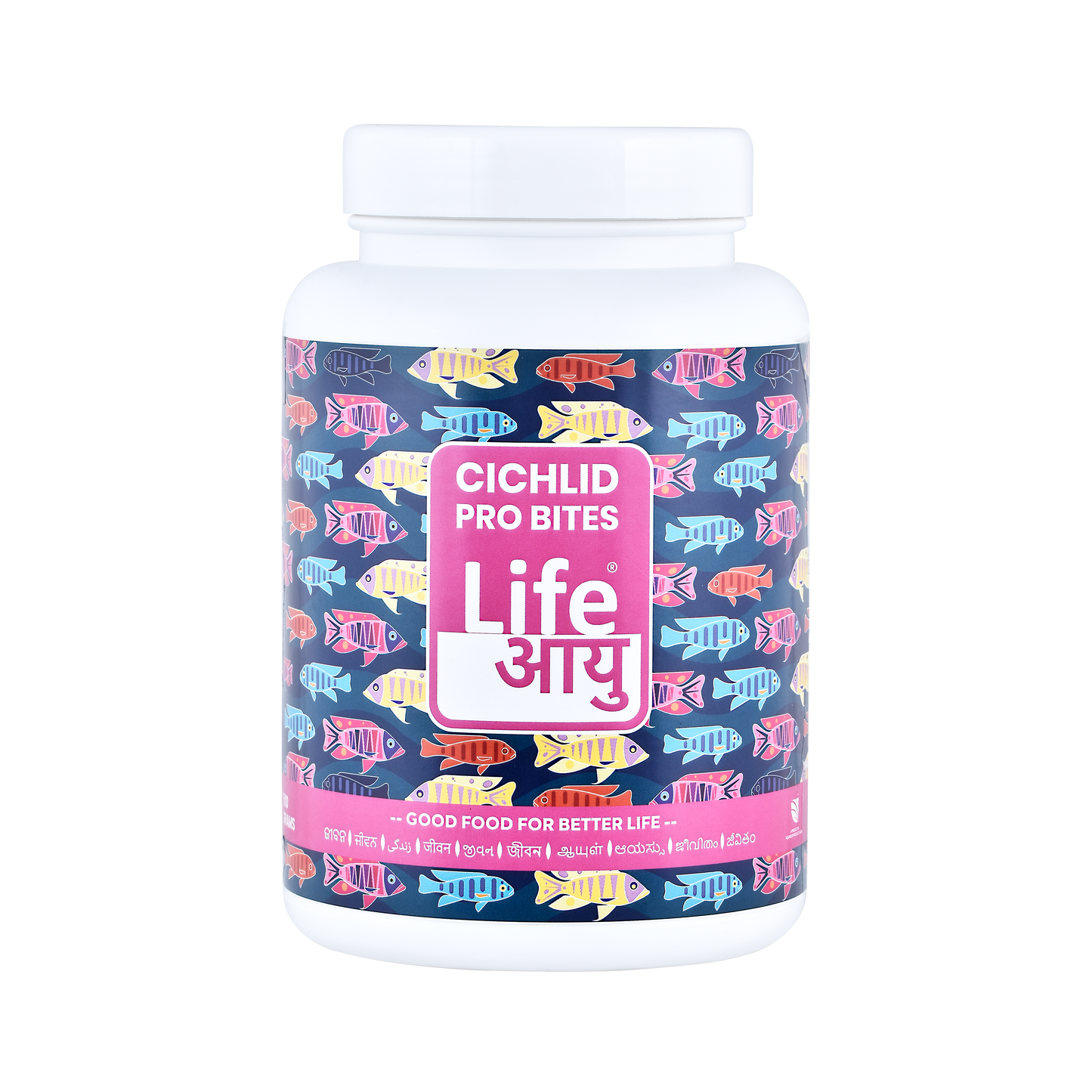 LIFE AAYU PRO BITES CICHLID – Colour-Enhancing Ayurvedic Pellets for Cichlids