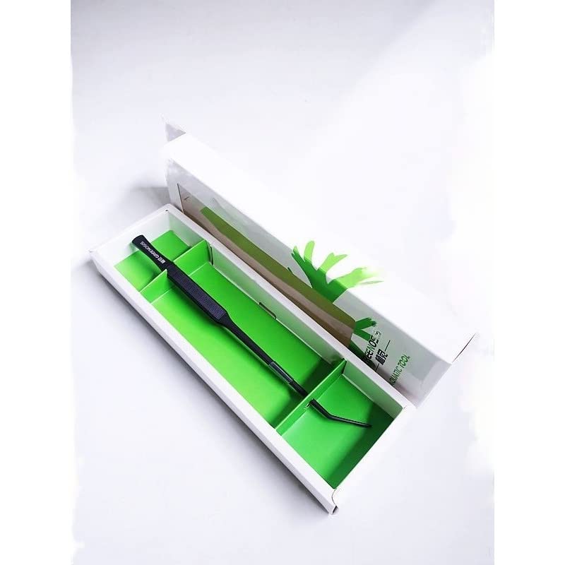 Greenosis Black Curved Tweezer (25cm)