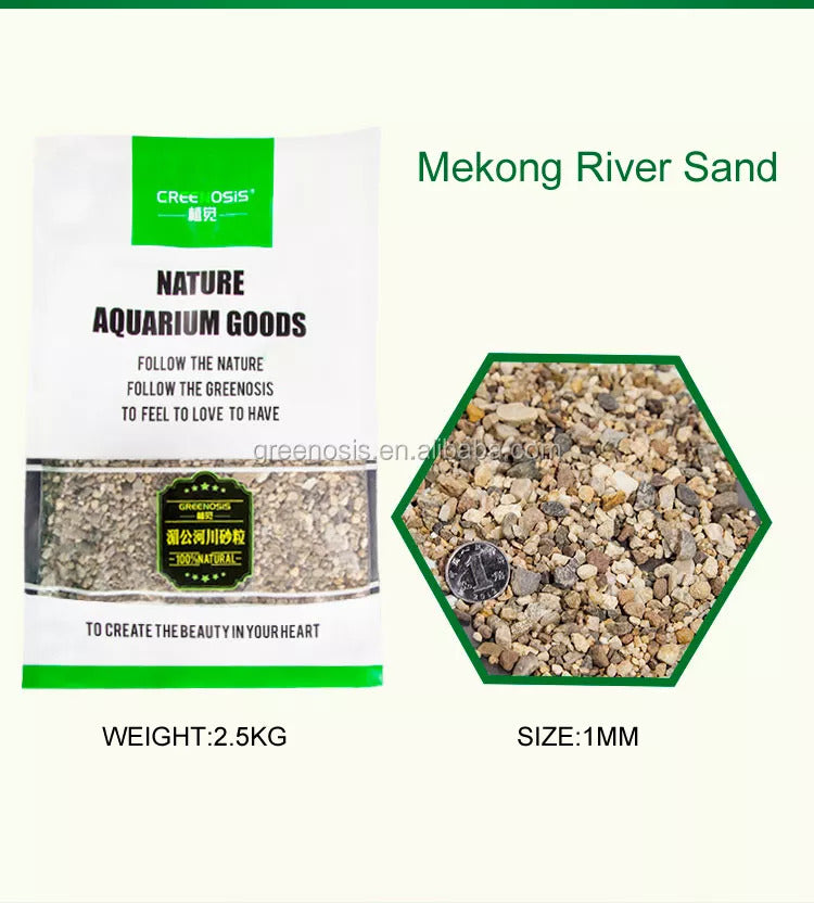 Greenosis Mekong River Sand (3-10mm)