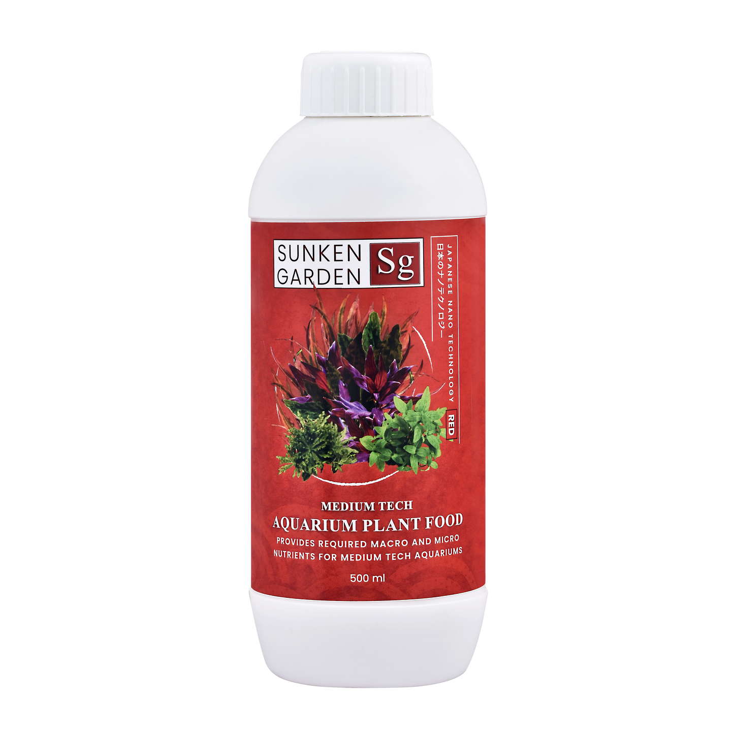 Sunken Garden Red – Fertilizer for Red Aquatic Plants. Bring Out the Bold. Feed the Red.