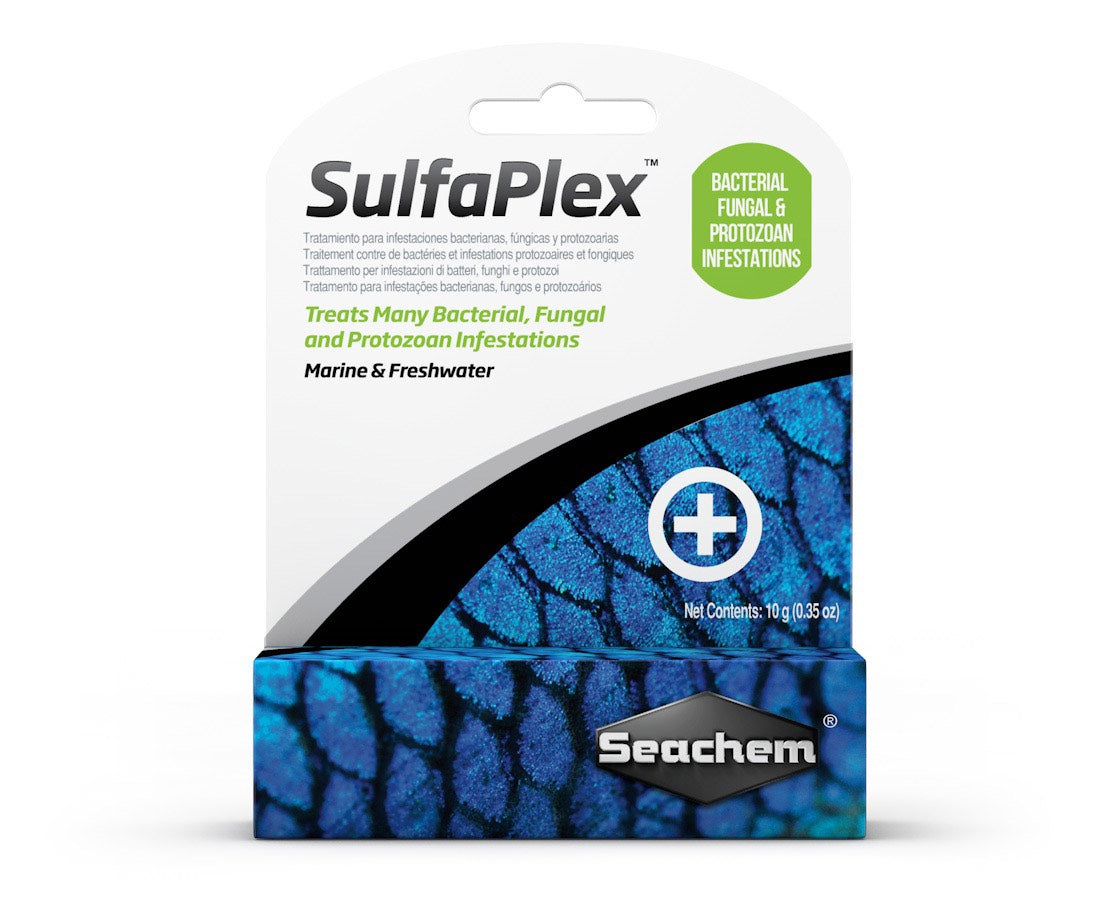Seachem SulfaPlex Broad Spectrum Antibiotic and Antifungal Fish Medication – 5g