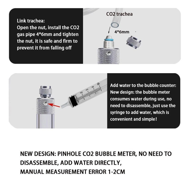 ZRDR | Wyin Steel Bubble Counter with Water Injection