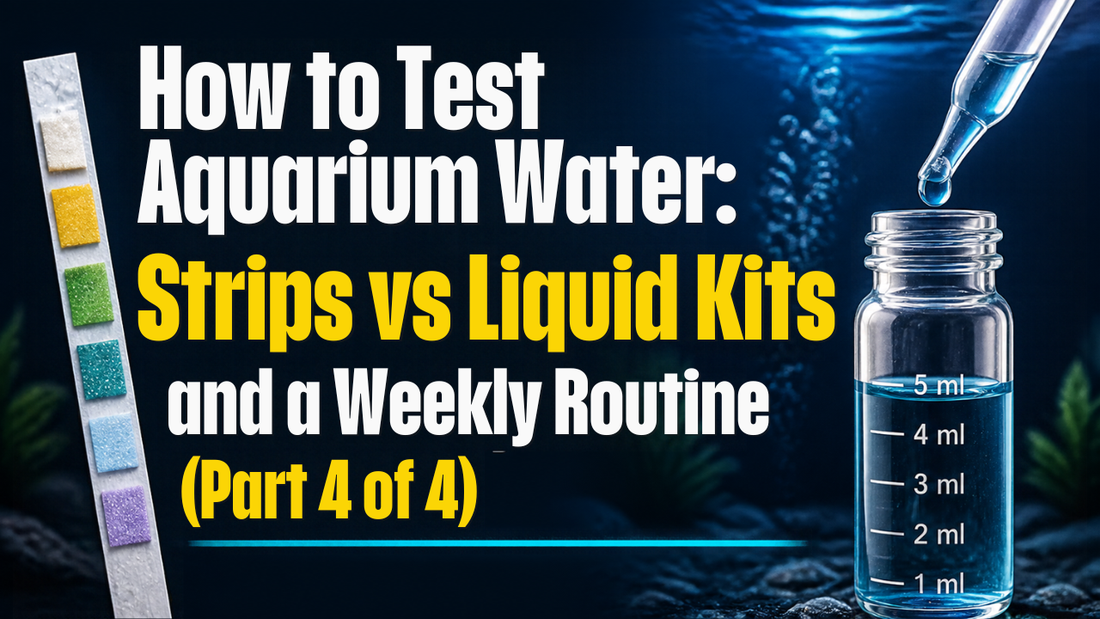 How to Test Aquarium Water: Strips vs Liquid Kits and a Weekly Routine