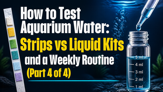 How to Test Aquarium Water: Strips vs Liquid Kits and a Weekly Routine