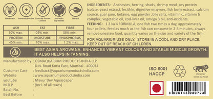 Life Aayu Arowana Premium Food – Enhances Color & Muscle Growth