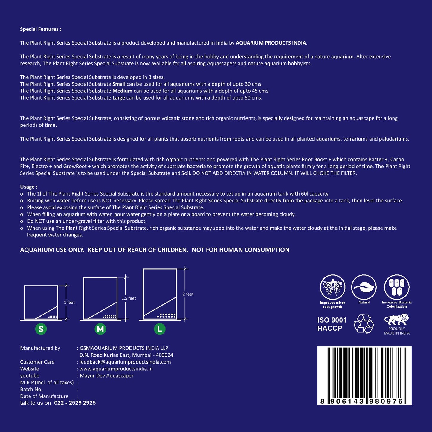 Special Substrate – Nutrient-Rich Soil for Aquariums