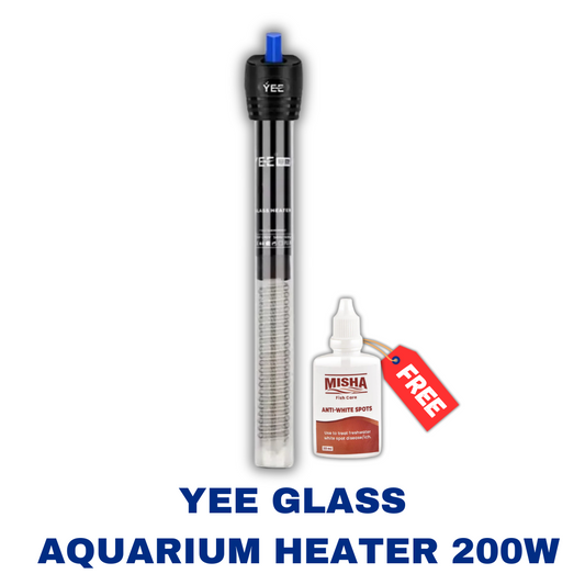 YEE GLASS AQUARIUM HEATER 200W (NO warranty)