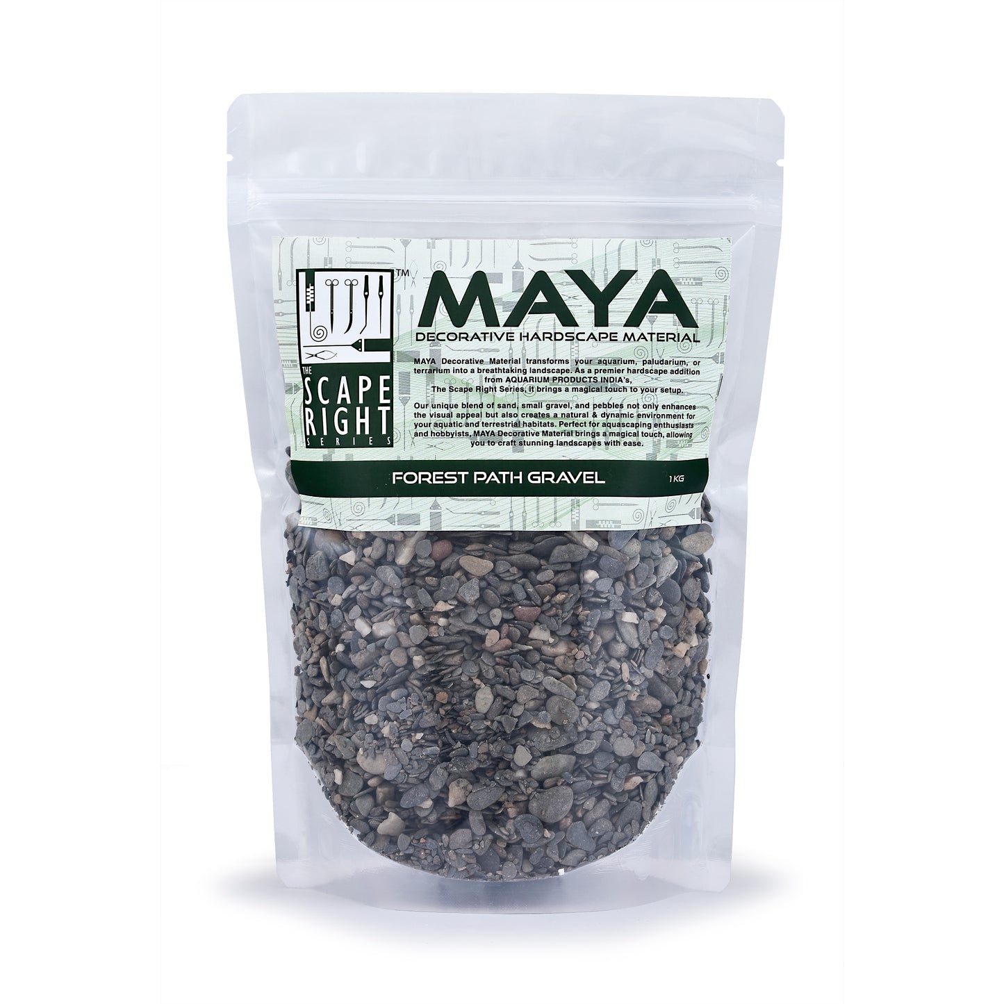 Maya Forest Gravel Chips– Decorative Aquarium Material