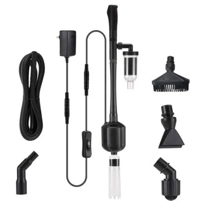 Adjustable Electric Aquarium Gravel Cleaner (5-in-1) | Cleaning Tool Set, Vacuum Water Changer, Sand Washer, Filter Siphon