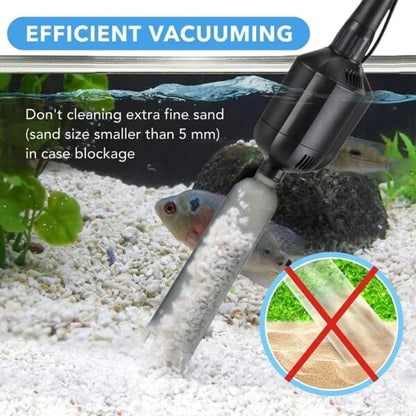 Adjustable Electric Aquarium Gravel Cleaner (5-in-1) | Cleaning Tool Set, Vacuum Water Changer, Sand Washer, Filter Siphon