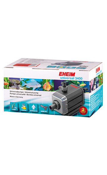 EHEIM aquarium pump packaging on a white background
