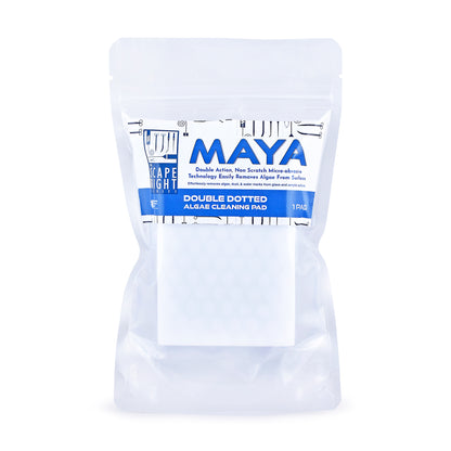 MAYA DOUBLE DOTTED ALGAE CLEANING PAD- AQUARIUM GLASS CLEANER