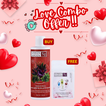 Sunken Garden Red 200ml only + Sunken Garden Bacter Tab Free