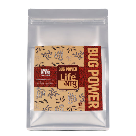 Life Aayu Bug Power Fish Food 1 kg – Insect Meal Fish Feed for Healthy, Vibrant Aquarium Fish
