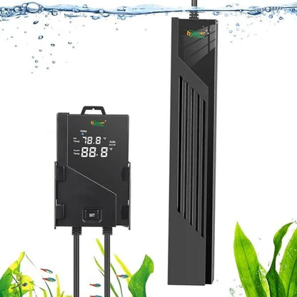 Black Hole Aquarium Heater with Intelligent Temperature Controller | Fast Heat Storage | Precise Temperature Control | Freshwater & Saltwater