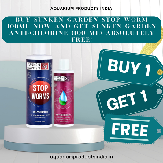 Sunken Garden Stop Worm 200ml + Free Sunken Garden Anti-Chlorine 100ml