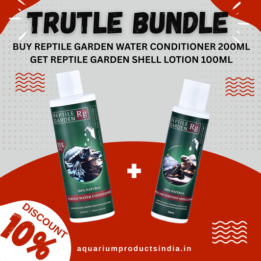 Turtle Bundle – Reptile Garden Water Conditioner 200ml + Free Shell Lotion 100ml