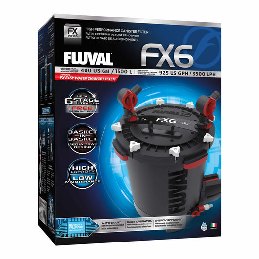 Fluval FX6 Canister Filter, up to 400 US Gal / 1500 L