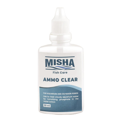 Misha Ammo Clear 30ml – Cloudy Water Treatment for Aquariums & Ponds