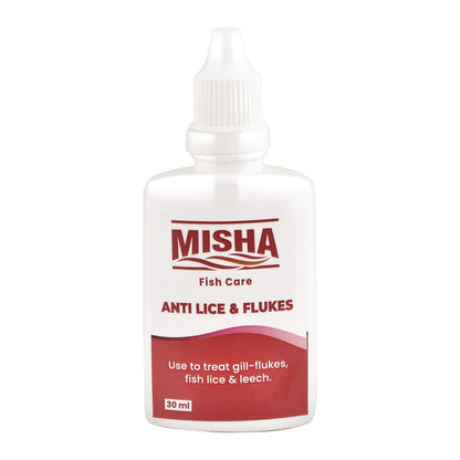 Misha Anti Lice & Flukes 30ml – Treat Fish Gill Flukes, Lice & Leech