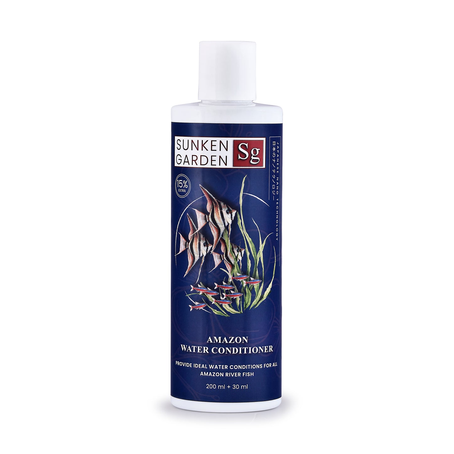 Sunken Garden Amazon Fish Water Conditioner 200ml only + Sunken Garden 100 ml Anti Chlorine Free