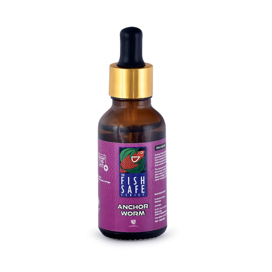 The Fish Safe Series Anchor Worm Treatment | External Parasite Killer + Healing Support | Safe for All Aquarium Fish | 60 ml