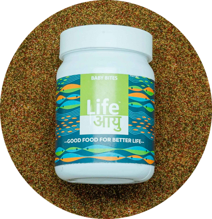 Life Aayu Baby Bites - Premium Indian Fish Food 30g