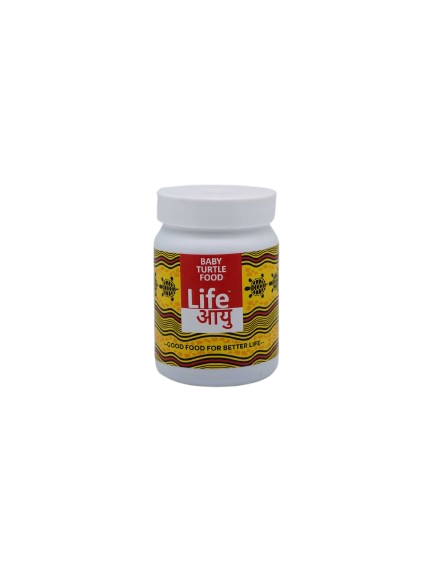 Life Aayu Baby Turtle Food 70g– Uniform Shell Growth for Baby Turtles