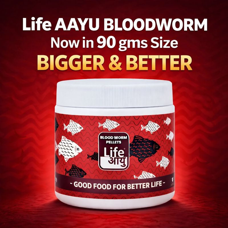 Life Aayu Blood Worm Pellets 90 gm
