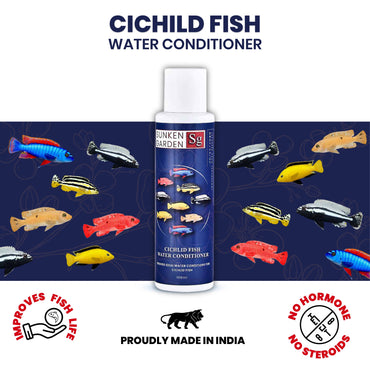 सनकेन गार्डन सिक्लिड मछली जल कंडीशनर 
