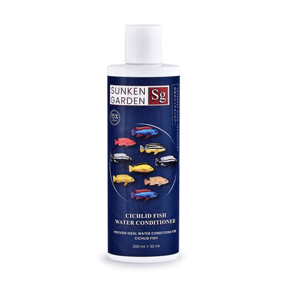 Sunken Garden Cichlid Fish Water Conditioner 200ml only + Sunken Garden 100 ml Anti Chlorine Free