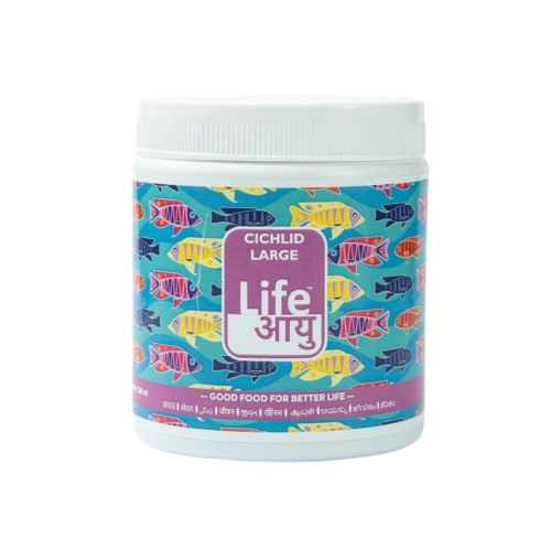 Life Aayu Cichlid Regular Fish Food 200g– Immunity Booster for Cichlids