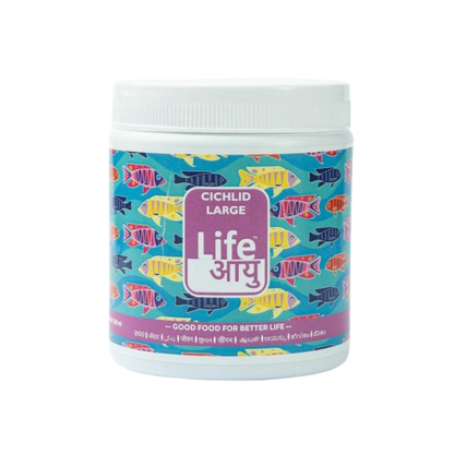 Life Aayu Cichlid Regular Fish Food 200g– Immunity Booster for Cichlids