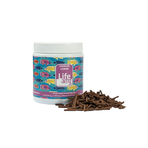 Life Aayu Cichlid Regular Fish Food 200g– Immunity Booster for Cichlids