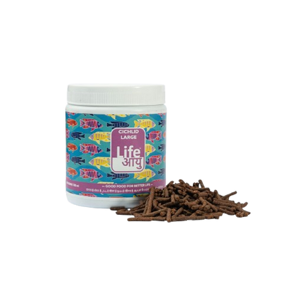 Life Aayu Cichlid Regular Fish Food 200g– Immunity Booster for Cichlids