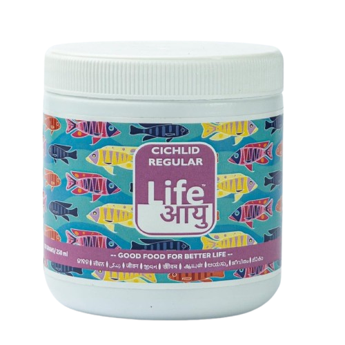 Life Aayu Cichlid Regular Fish Food 100g– Immunity Booster for Cichlids