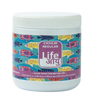 Life Aayu Cichlid Regular Fish Food 100g– Immunity Booster for Cichlids