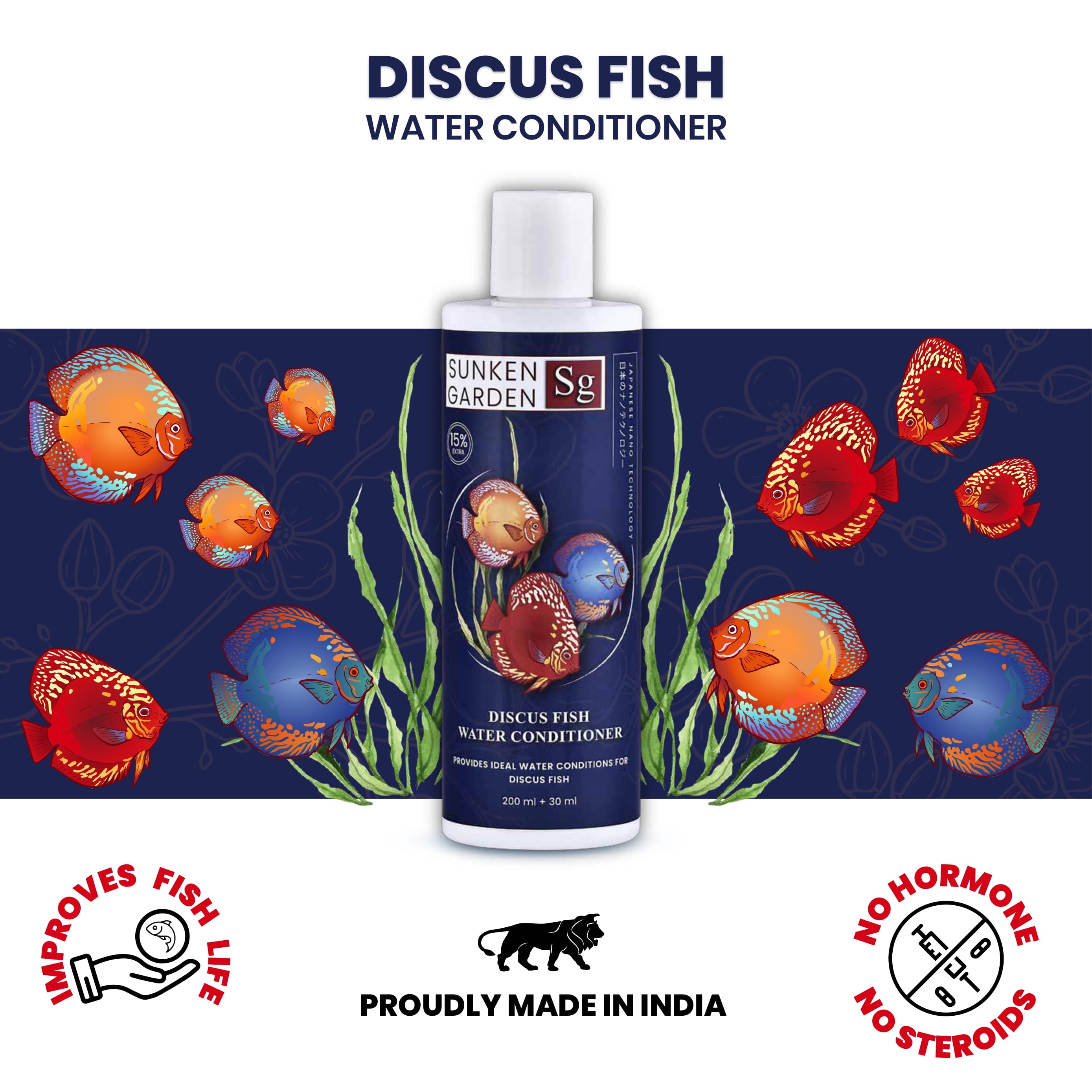 Sunken Garden Discus Fish Water Conditioner – Recreate the Amazon. Rev ...