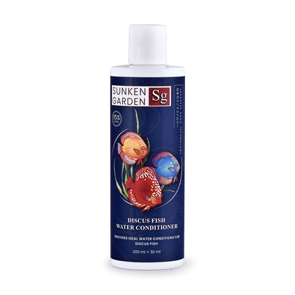 Sunken Garden Discus Fish Water Conditioner 200ml only + Sunken Garden 100 ml Anti Chlorine Free