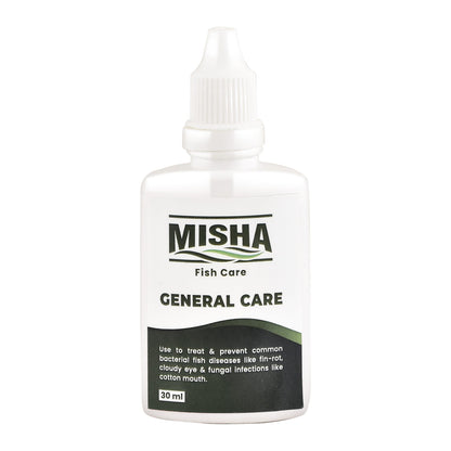 Misha General Care 30ml – Treat Fish Diseases Like Fin Rot & Cloudy Eye