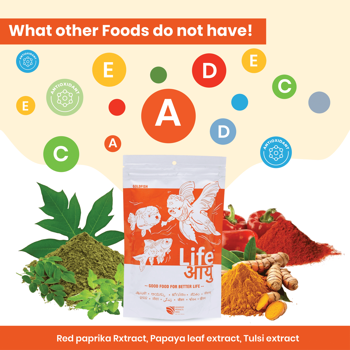 Goldfish Bloating Treatment & Swim Bladder Prevention – Life AAYU Goldfish Food for Digestion, Immunity & Color