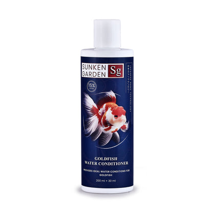 Sunken Garden Goldfish Water Conditioner 200 ml only + Sunken Garden 100 ml Anti Chlorine Free