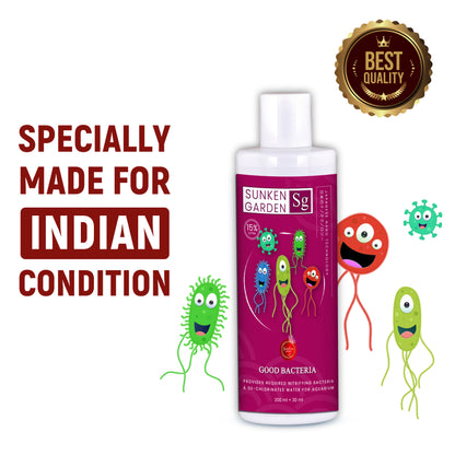 Sunken Garden Good Bacteria – Premium Denitrifying Bacteria for Water Clarity & Bio Stability | Safe for Shrimp & Invertebrates