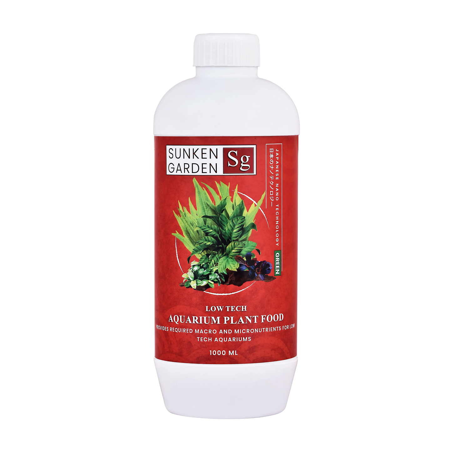 Sunken Garden Green – All-in-One Aquarium Plant Fertilizer | CO₂ & Non-CO₂ Compatible | Anti-Algae Formula