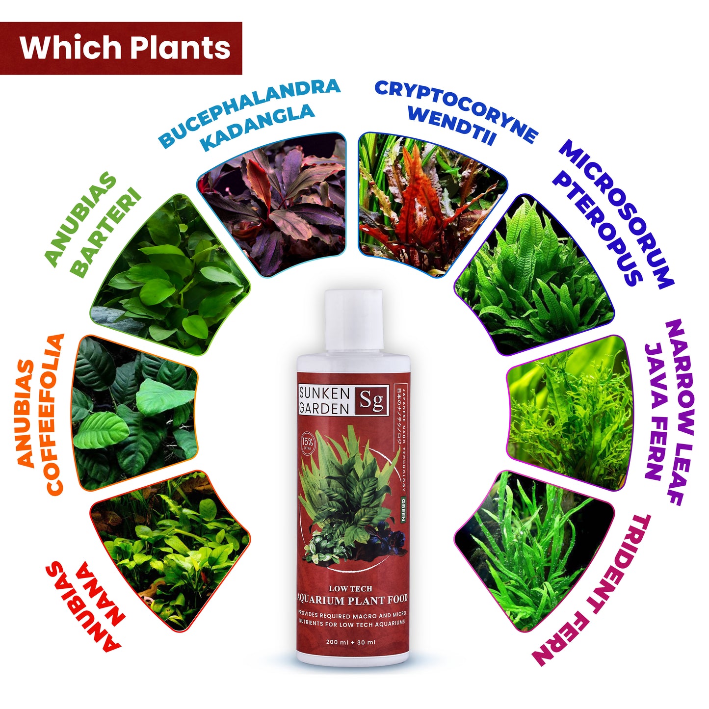 Sunken Garden Green – All-in-One Aquarium Plant Fertilizer | CO₂ & Non-CO₂ Compatible | Anti-Algae Formula