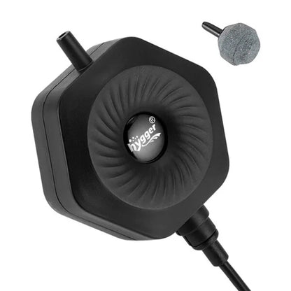 Aquarium Mini Air Pump for Small Tanks I Ultra-Compact & Lightweight I Energy Efficient I Quiet Operation I Stable Air Output I Easy Setup (1.5W)