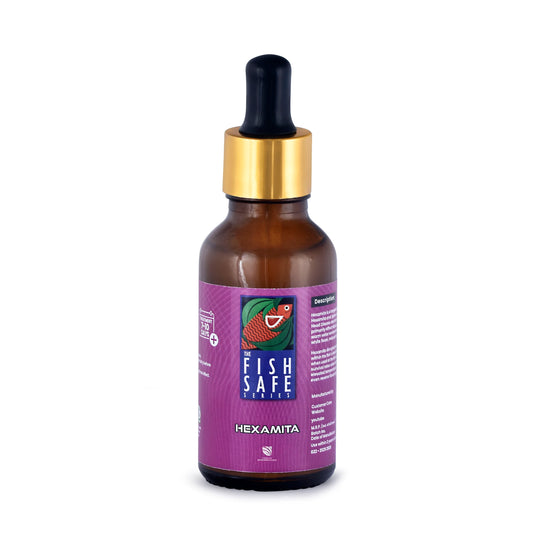 The Fish Safe Hexamita | Advanced Internal Parasite Treatment | For Cichlids & Tropical Fish | 60ml