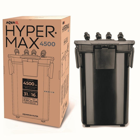 Aquael Hypermax 4500 BT (Bluetooth) External Canister Filter for Aquarium | Fish Tank